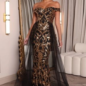 Fashion Nova Sequin Maxi Dress